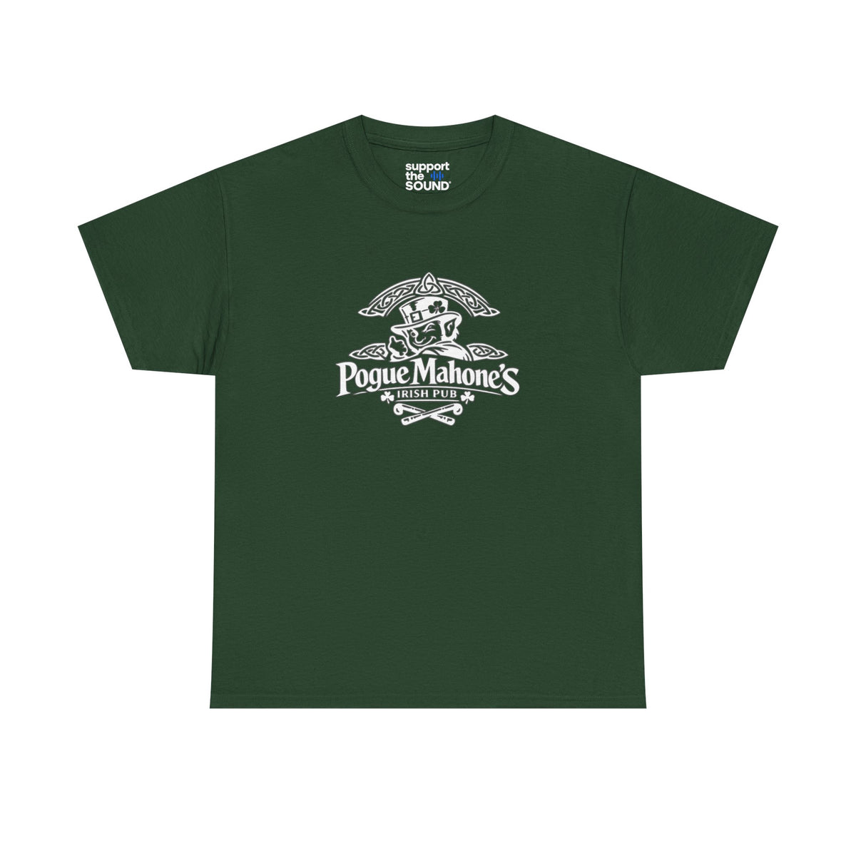 Pogue Mahone's Irish Pub | Pogue Mahone's St. Patrick's Day Logo Tee