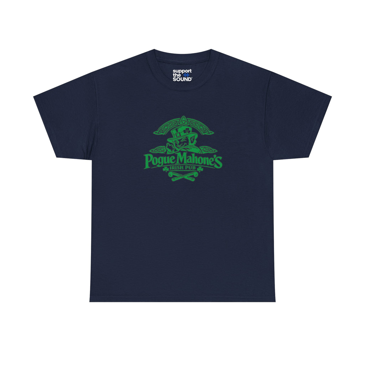 Pogue Mahone's Irish Pub | Pogue Mahone's St. Patrick's Day Logo Tee