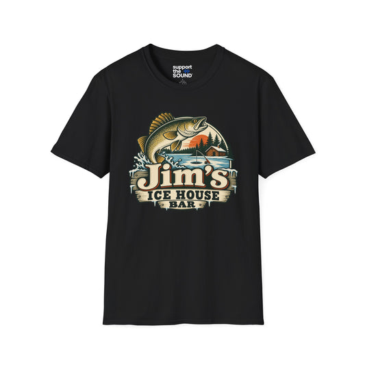 Jim’s Ice House | Jim’s Ice House Bar New Fishing Graphic T-Shirt