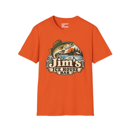 Jim’s Ice House | Jim’s Ice House Bar New Fishing Graphic T-Shirt