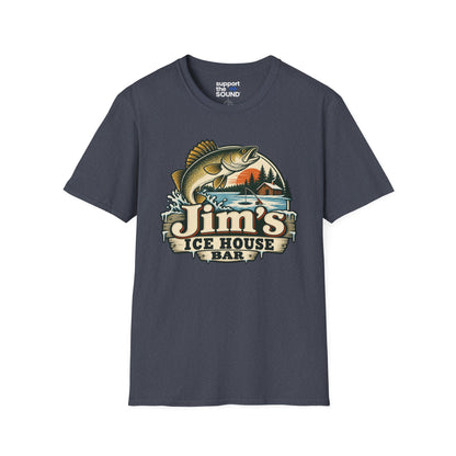 Jim’s Ice House | Jim’s Ice House Bar New Fishing Graphic T-Shirt