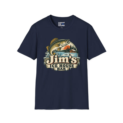 Jim’s Ice House | Jim’s Ice House Bar New Fishing Graphic T-Shirt
