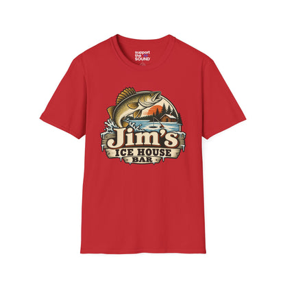 Jim’s Ice House | Jim’s Ice House Bar New Fishing Graphic T-Shirt