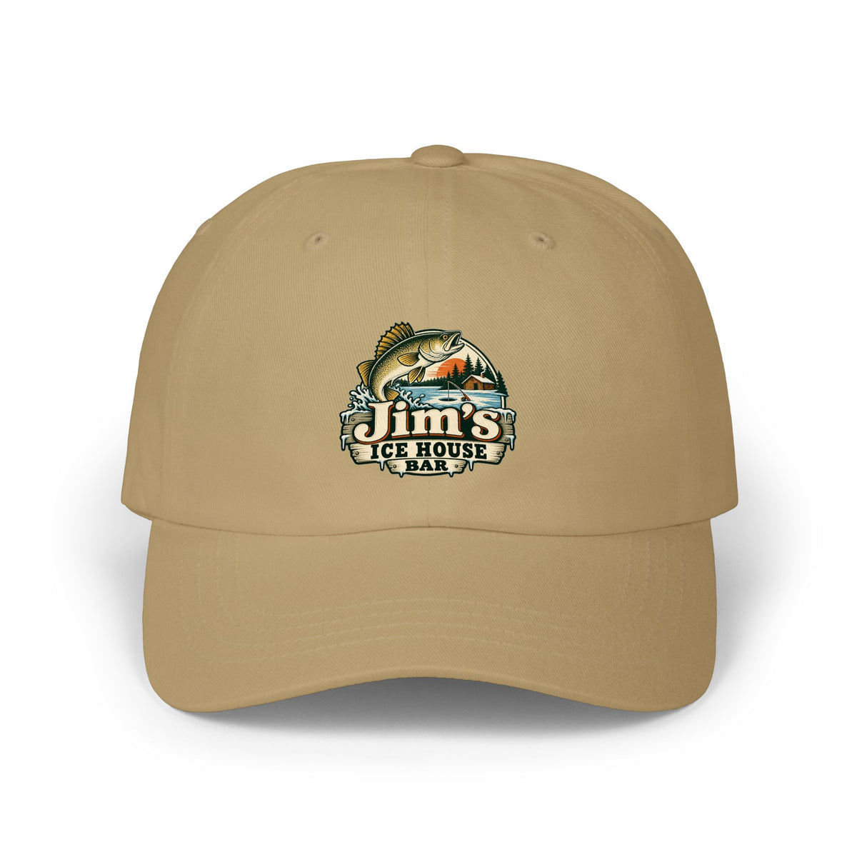 Jim’s Ice House | Jim’s Ice House New Fishing Logo Dad Cap