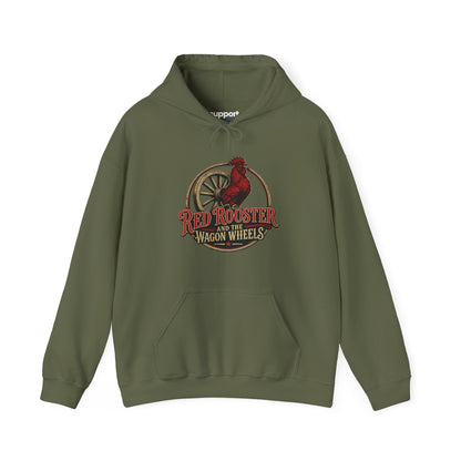 Red Rooster and the Wagon Wheels | Red Rooster and the Wagon Wheels Hoodie