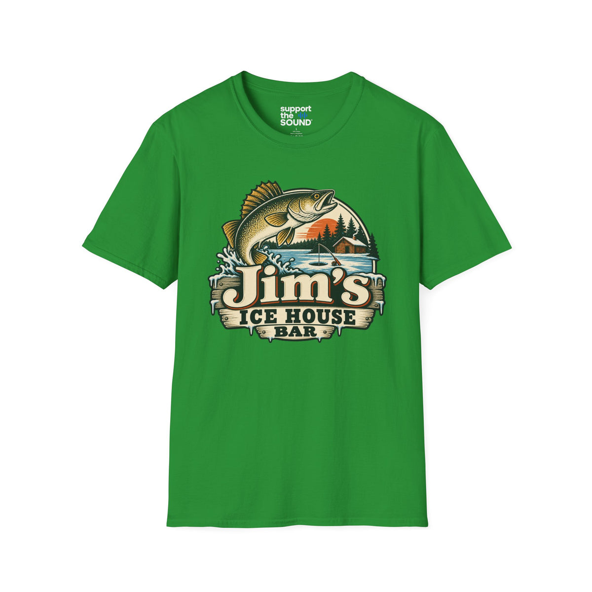 Jim’s Ice House | Jim’s Ice House Bar New Fishing Graphic T-Shirt