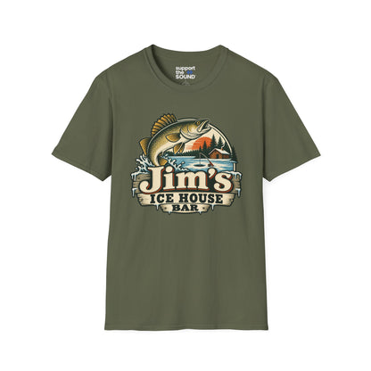 Jim’s Ice House | Jim’s Ice House Bar New Fishing Graphic T-Shirt