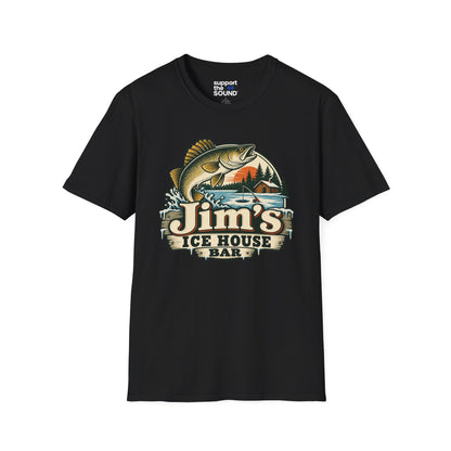 Jim’s Ice House | Jim’s Ice House Bar New Fishing Graphic T-Shirt