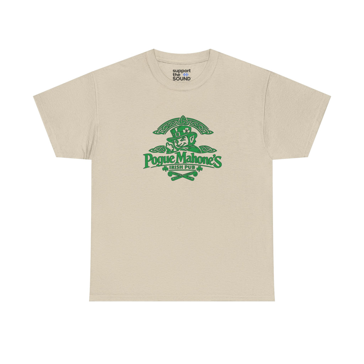 Pogue Mahone's Irish Pub | Pogue Mahone's St. Patrick's Day Logo Tee