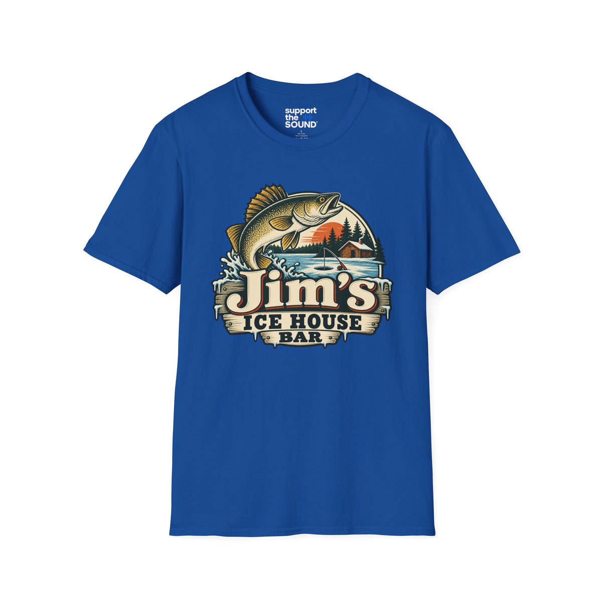 Jim’s Ice House | Jim’s Ice House Bar New Fishing Graphic T-Shirt