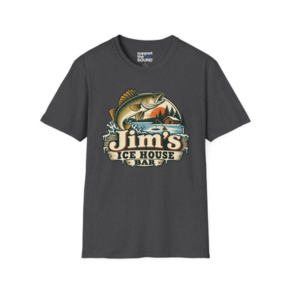 Jim’s Ice House | Jim’s Ice House Bar New Fishing Graphic T-Shirt
