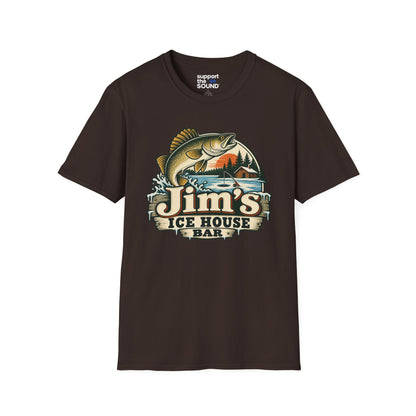 Jim’s Ice House | Jim’s Ice House Bar New Fishing Graphic T-Shirt