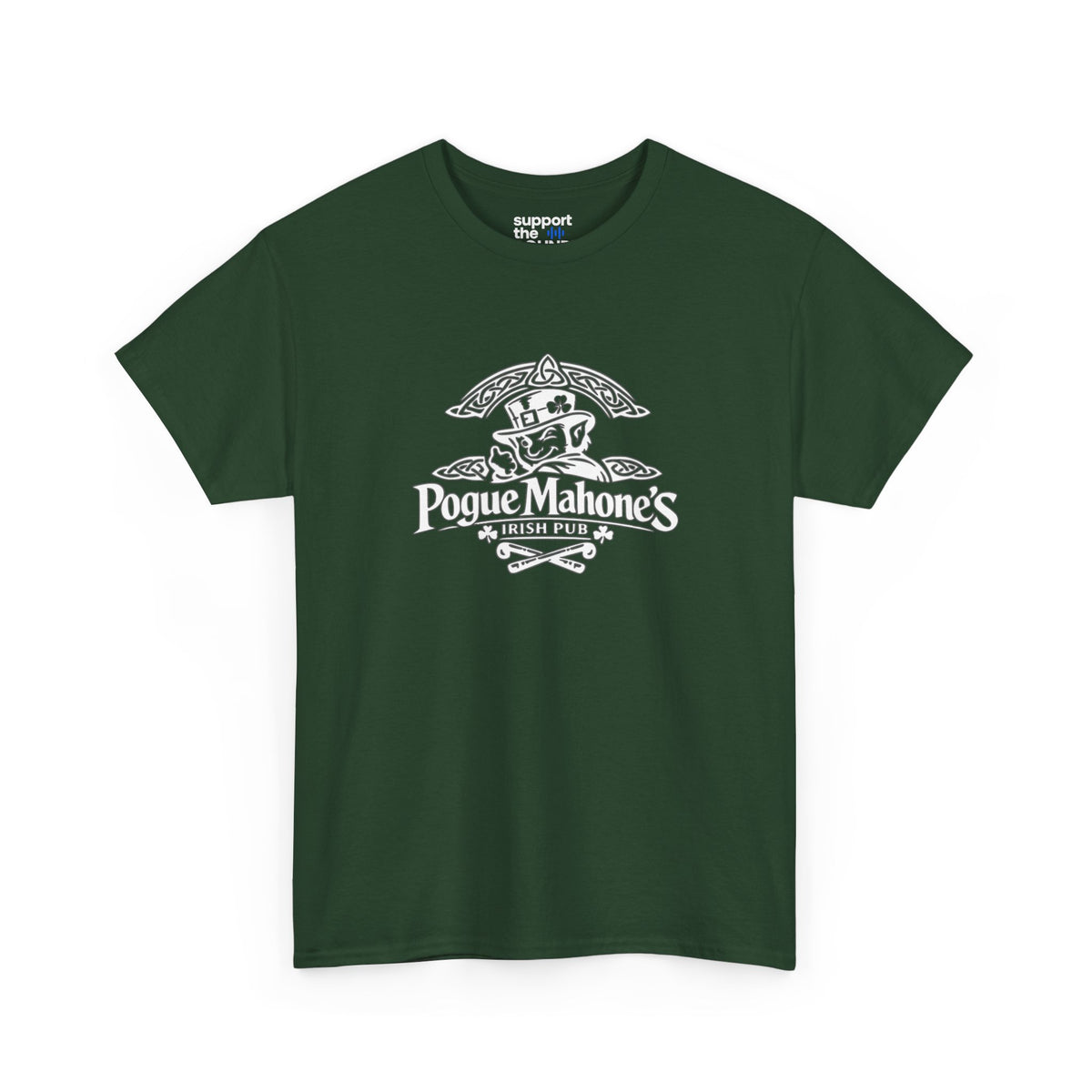 Pogue Mahone's Irish Pub | Pogue Mahone's St. Patrick's Day Logo Tee